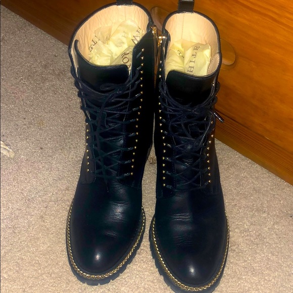 RON WHITE Italian leather boots. WORN TWICE! - Picture 3 of 6